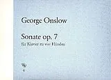 George Onslow Notenblätter Sonate op.7