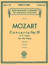 Wolfgang Amadeus Mozart Notenblätter Concerto F major KV459 for piano
