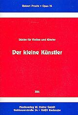 Robert Pracht Notenblätter Der kleine Künstler op.14 Stücke