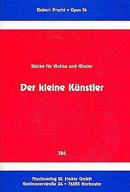 Robert Pracht Notenblätter Der kleine Künstler op.14 Stücke