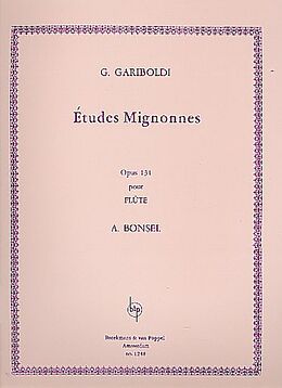 Giuseppe Gariboldi Notenblätter Études mignonnes op.131 pour flûte