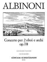 Tomaso Albinoni Notenblätter Concerto D-Dur op.7,8