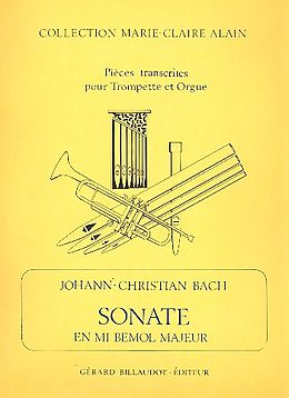 Johann Christian Bach Notenblätter Sonate mi bemol majeur