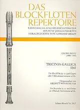 Georg Rhau Notenblätter Tricinia gallica