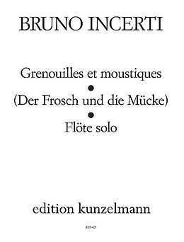 Bruno Incerti Notenblätter Der Frosch und die Mücke