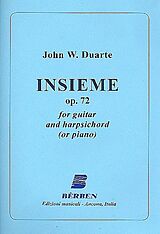 John William Duarte Notenblätter Insieme op.72 for guitar and