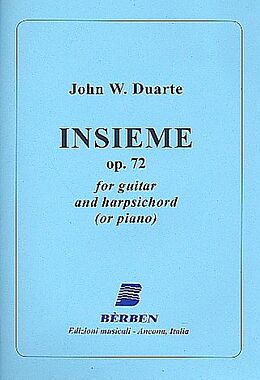 John William Duarte Notenblätter Insieme op.72 for guitar and
