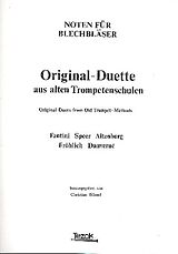  Notenblätter Original-Duette aus alten