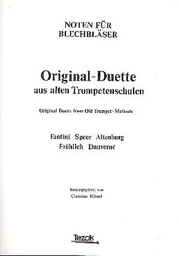  Notenblätter Original-Duette aus alten
