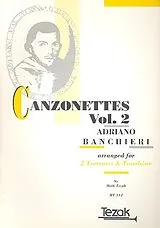 Adriano Banchieri Notenblätter Canzonette Band 2 für 2 Trompeten
