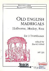  Notenblätter Old English Madrigals