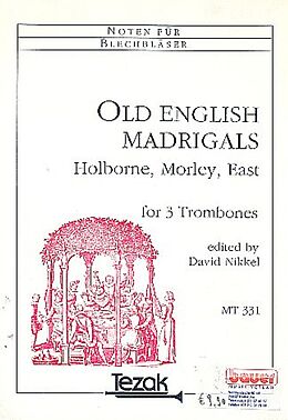  Notenblätter Old English Madrigals