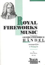 Georg Friedrich Händel Notenblätter Feuerwerksmusik Auszüge für