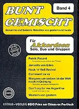  Notenblätter Bunt Gemischt 4 für Akkordeon