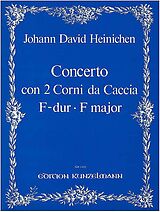 Johann David Heinichen Notenblätter Concerto F-Dur