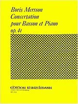 Boris Mersson Notenblätter Concertation op.41