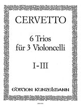 Giacomo Bassevi Cervetto Notenblätter 6 Trios Band 1 (Nr.1-3)
