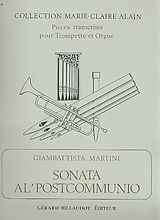 Giovanni Battista Martini Notenblätter Sonata al postcommunio