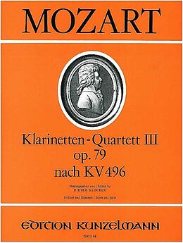 Wolfgang Amadeus Mozart Notenblätter Quartett F-Dur KV496