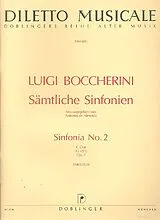 Luigi Boccherini Notenblätter Sinfonie C-Dur Nr.2 op.7 G491