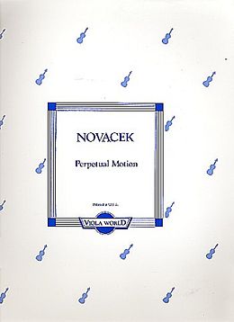 Ottokar Novacek Notenblätter Perpetual Motion for viola and piano