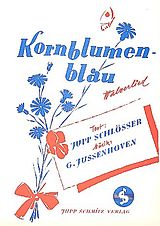 Gerhard Jussenhoven Notenblätter KornblumenblauEinzelausgabe