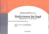 Hermann Grabner Notenblätter Meditationen über ein geistliches Lied