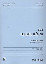 Hans Haselböck Notenblätter Variationen über ein altdeutsches