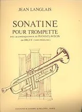 Jean Langlais Notenblätter Sonatine pour trompette et piano
