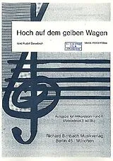 Heinz Höhne Notenblätter Hoch auf dem gelben Wagen
