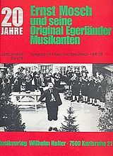 Ernst Mosch Notenblätter 20 Jahre Ernst Mosch und seine Original Egerländer Musikanten Band 8