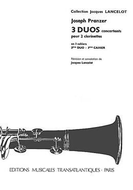 Joseph Pranzer Notenblätter Duos concertants vol.3