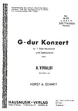 Antonio Vivaldi Notenblätter Konzert G-Dur