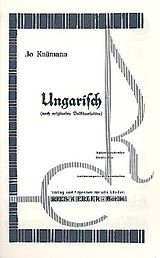 Josef Knümann Notenblätter Ungarischfür Salonorchester