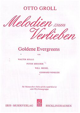 Otto Groll Notenblätter Melodien zum Verlieben (Potpourri)