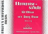 Georg Bauer Notenblätter Elementarschule für Bläser