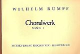 Wilhelm Rumpf Notenblätter Das Choralwerk Band 1 für Orgel