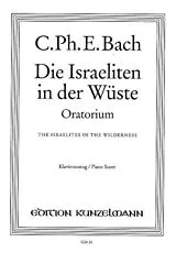 Carl Philipp Emanuel Bach Notenblätter Die Israeliten in der Wüste