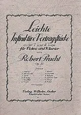 Robert Pracht Notenblätter Leichte instruktive Vortragsstücke op.32
