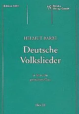  Notenblätter Deutsche Volkslieder Band 3