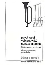Pavel Josef Vejvanovsky Notenblätter Sonata La posta G-Dur