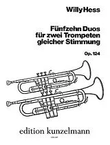 Willy Hess Notenblätter 15 Duos op.124
