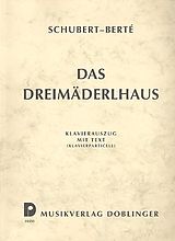 Franz Schubert Notenblätter Das Dreimäderlhaus
