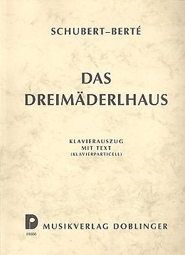 Franz Schubert Notenblätter Das Dreimäderlhaus