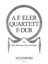 André Fréderic (Andreas) Eler Notenblätter Quartett F-Dur op.6,1