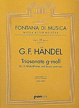 Georg Friedrich Händel Notenblätter Triosonate g-Moll