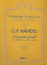 Georg Friedrich Händel Notenblätter Triosonate g-Moll