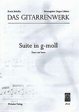 Erwin Schaller Notenblätter Suite g-Moll für Altblockflöte