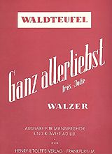 Emile Waldteufel Notenblätter Ganz allerliebst Walzer op.59