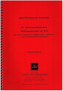 Felix Mendelssohn-Bartholdy Notenblätter Ein Sommernachtstraum op.61